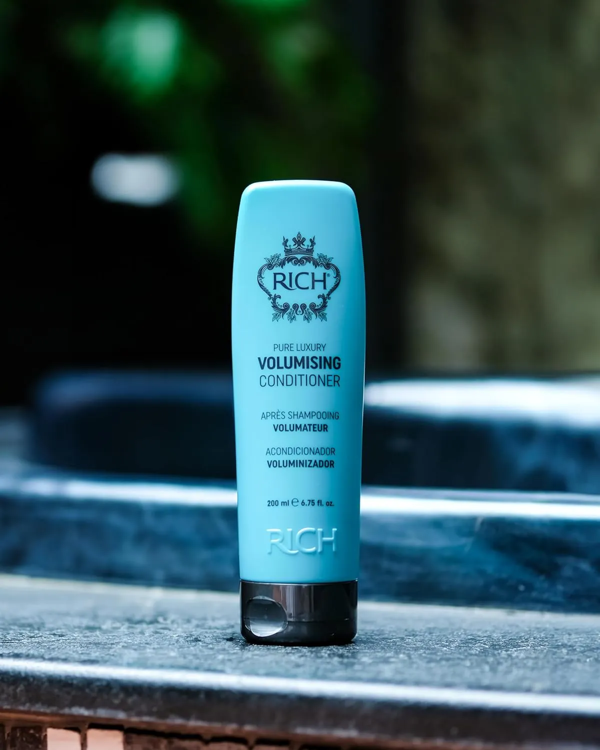 RICH Pure Luxury Volumizing Conditioner with Coconut Oil - Hair Thickening & Volume Conditioner for Fine & Flat Hair - Restores Softness & Shine, Fortifies & Strengthens Hair - 6.75 Oz