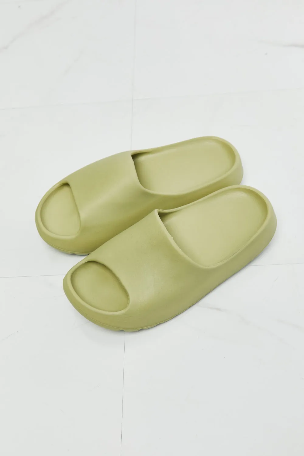 Sage Open Toe Slides