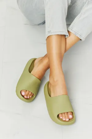 Sage Open Toe Slides