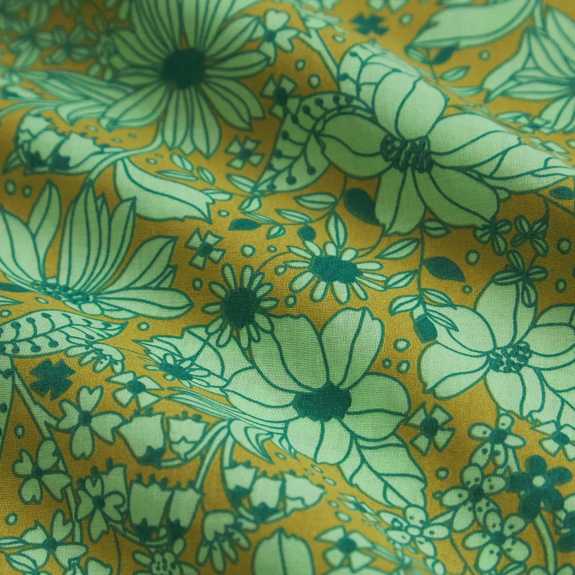 Sage X Clare Evette Cotton Quilt Cover | Olive King