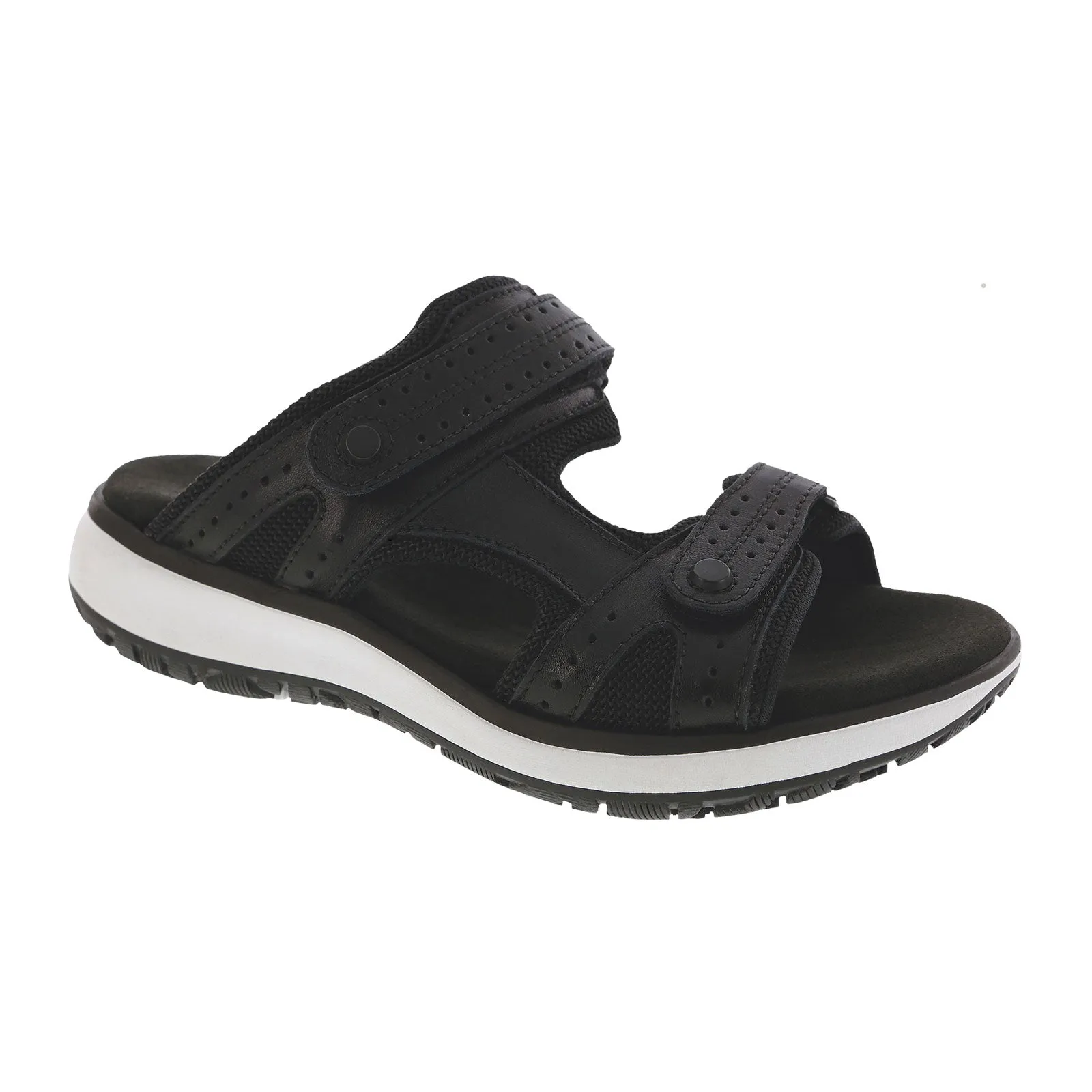 SAS Embark Slide Sandal (Women) - Black
