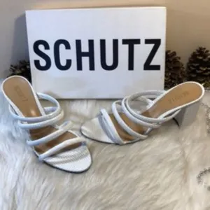 Schutz Felisa Slip On Open Toe Slide Sandals