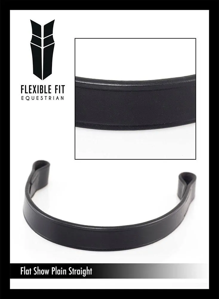 Show Flat Plain - Black Browband