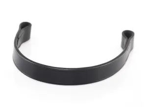 Show Flat Plain - Black Browband