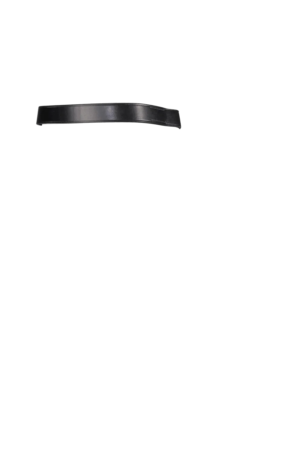 Show Flat Plain - Black Browband
