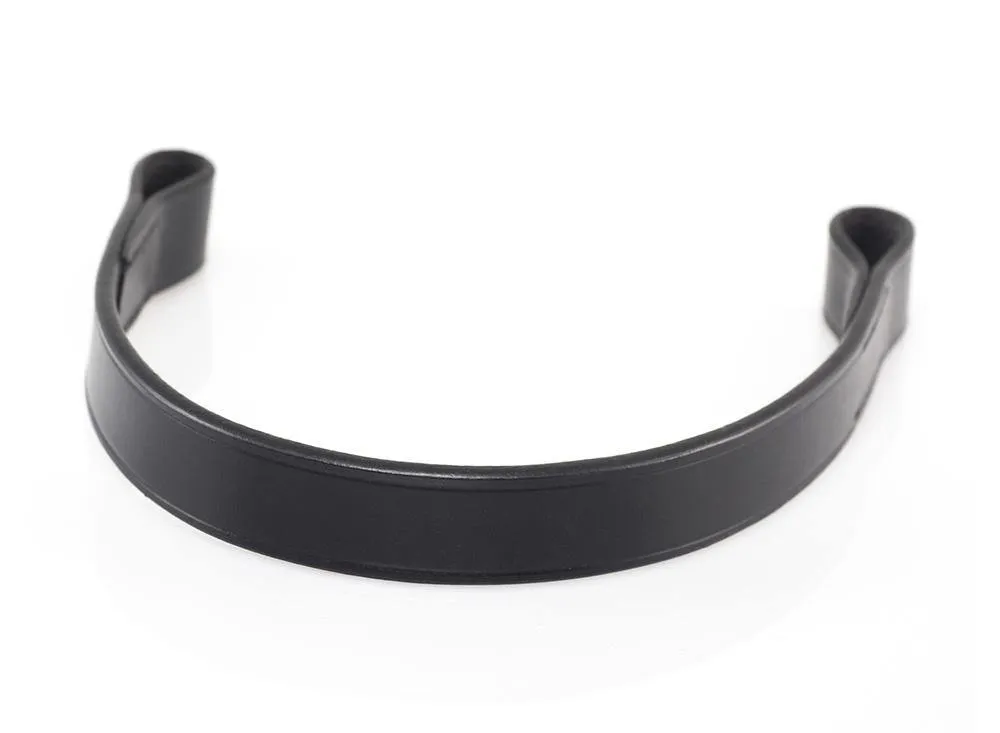 Show Flat Plain - Black Browband
