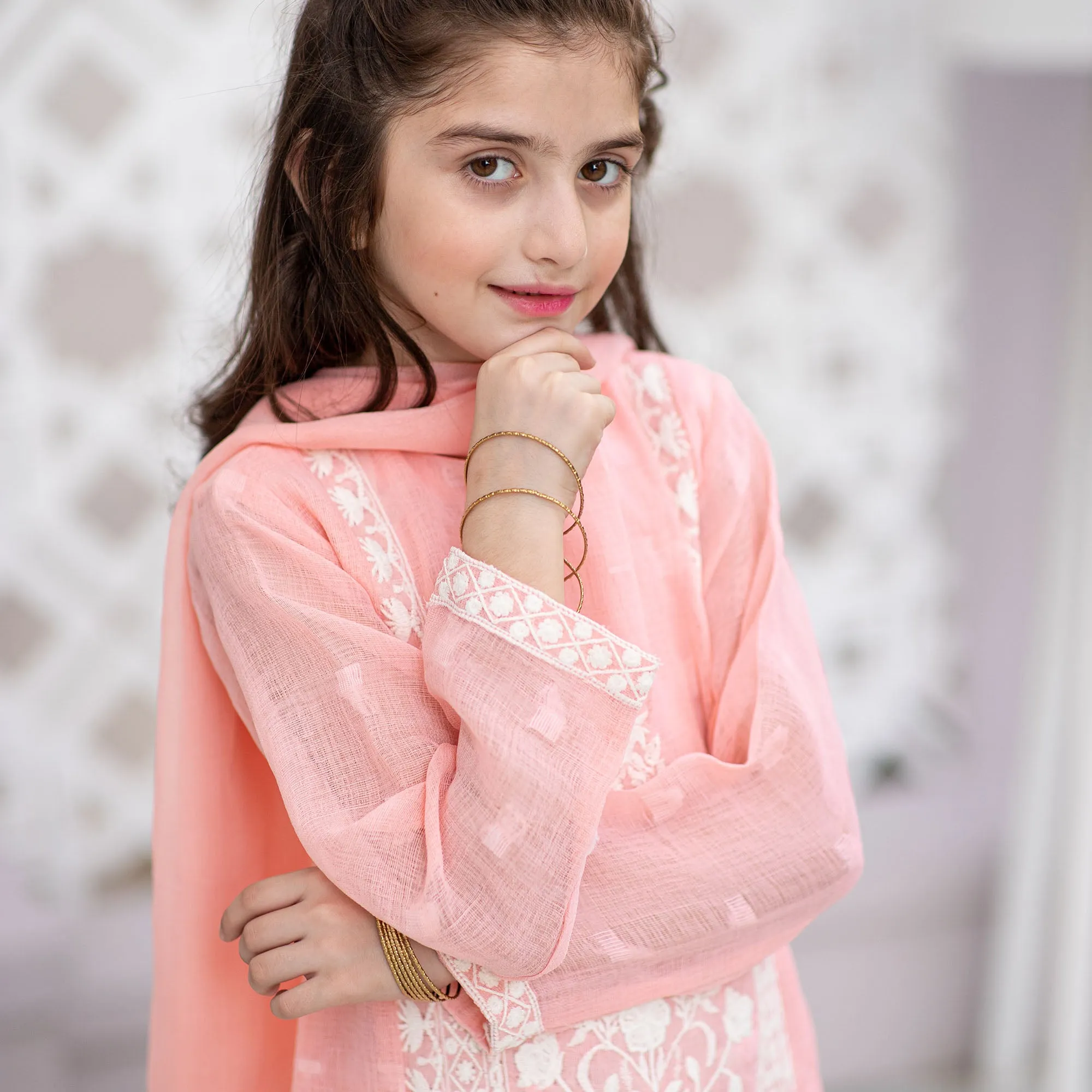 Soft Embroidered Dress