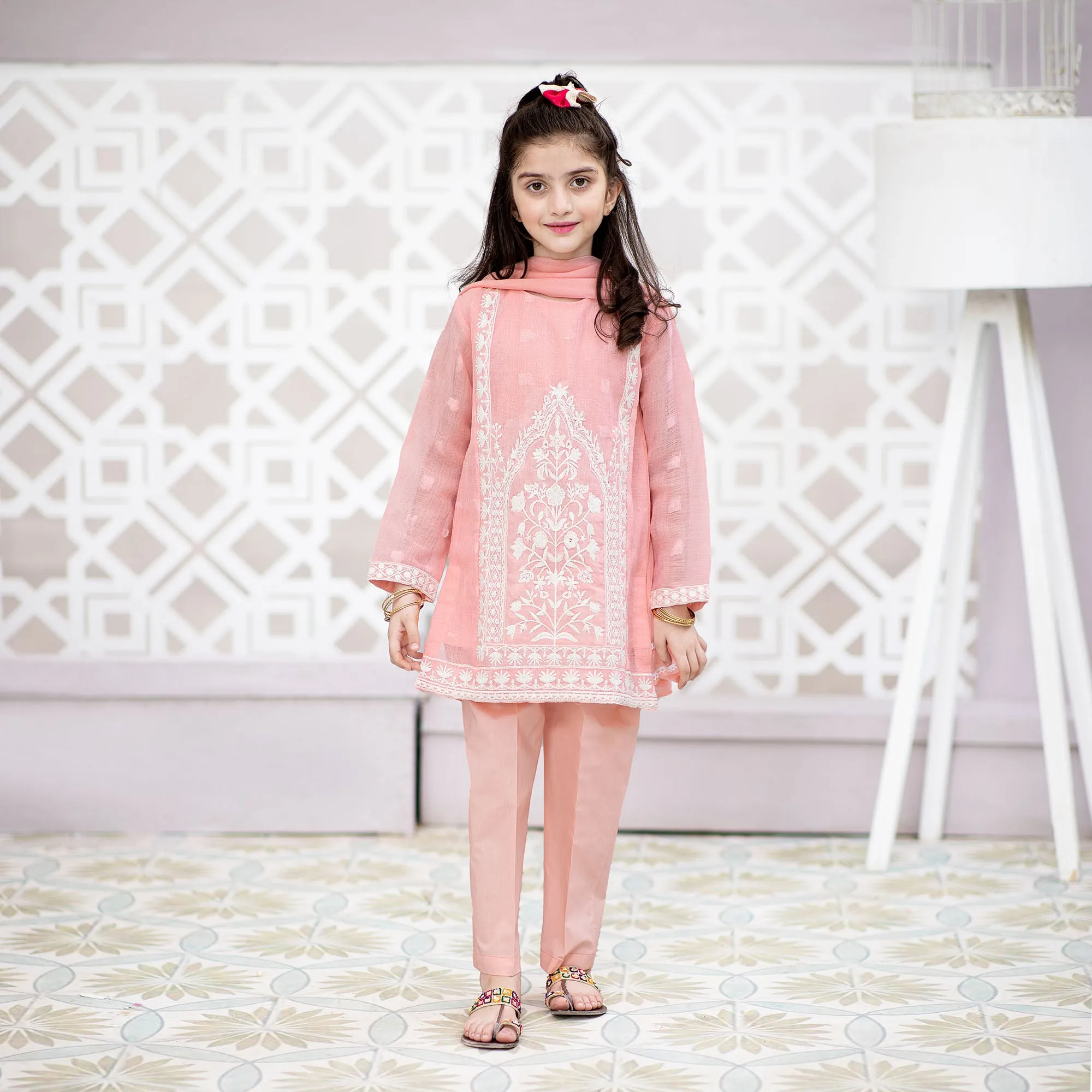 Soft Embroidered Dress