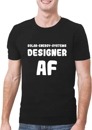 Solar-Energy-Systems Designer AF - A Soft & Comfortable Men's T-Shirt, Black, XX-Large