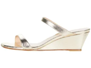 Stuart Weitzman Womens Aleena 50 Wedge Platino 6 M