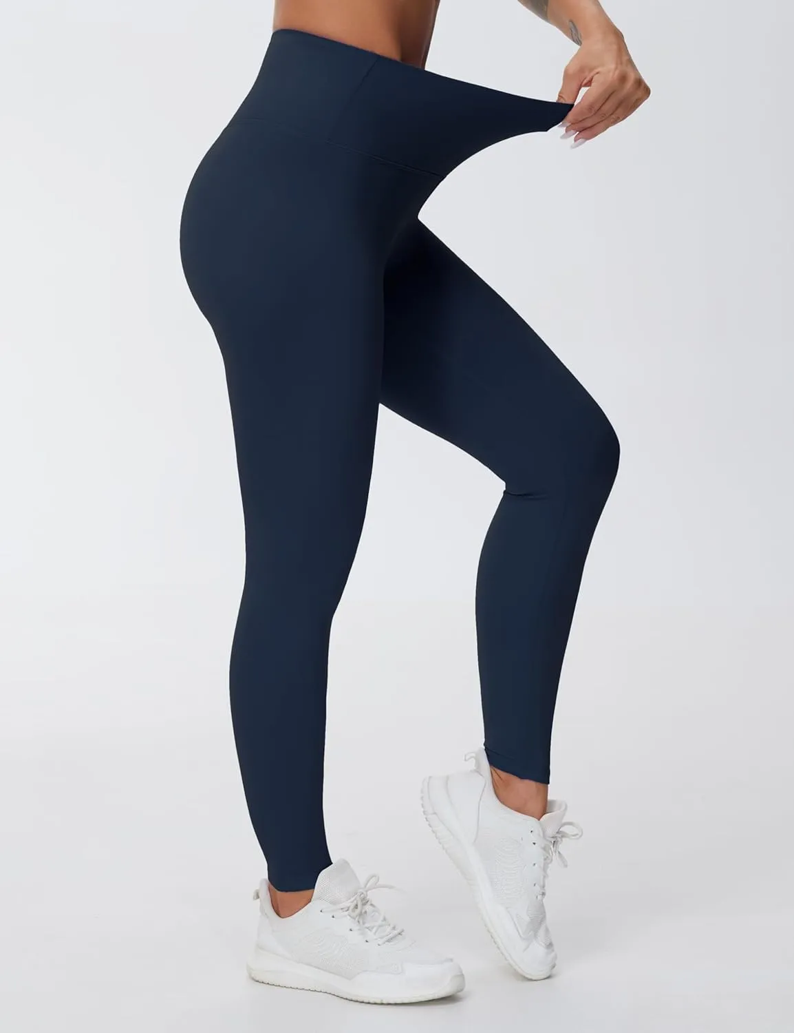 THE GYM PEOPLE Women's High Waist Yoga Leggings Ultra Stretchy Soft Breathable Tummy Control Running Workout Pants