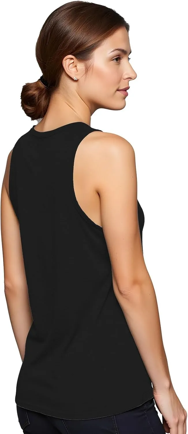 The Lake is My Happy Place T Shirt Women Lake Graphic Summer Sleeveless Shirts