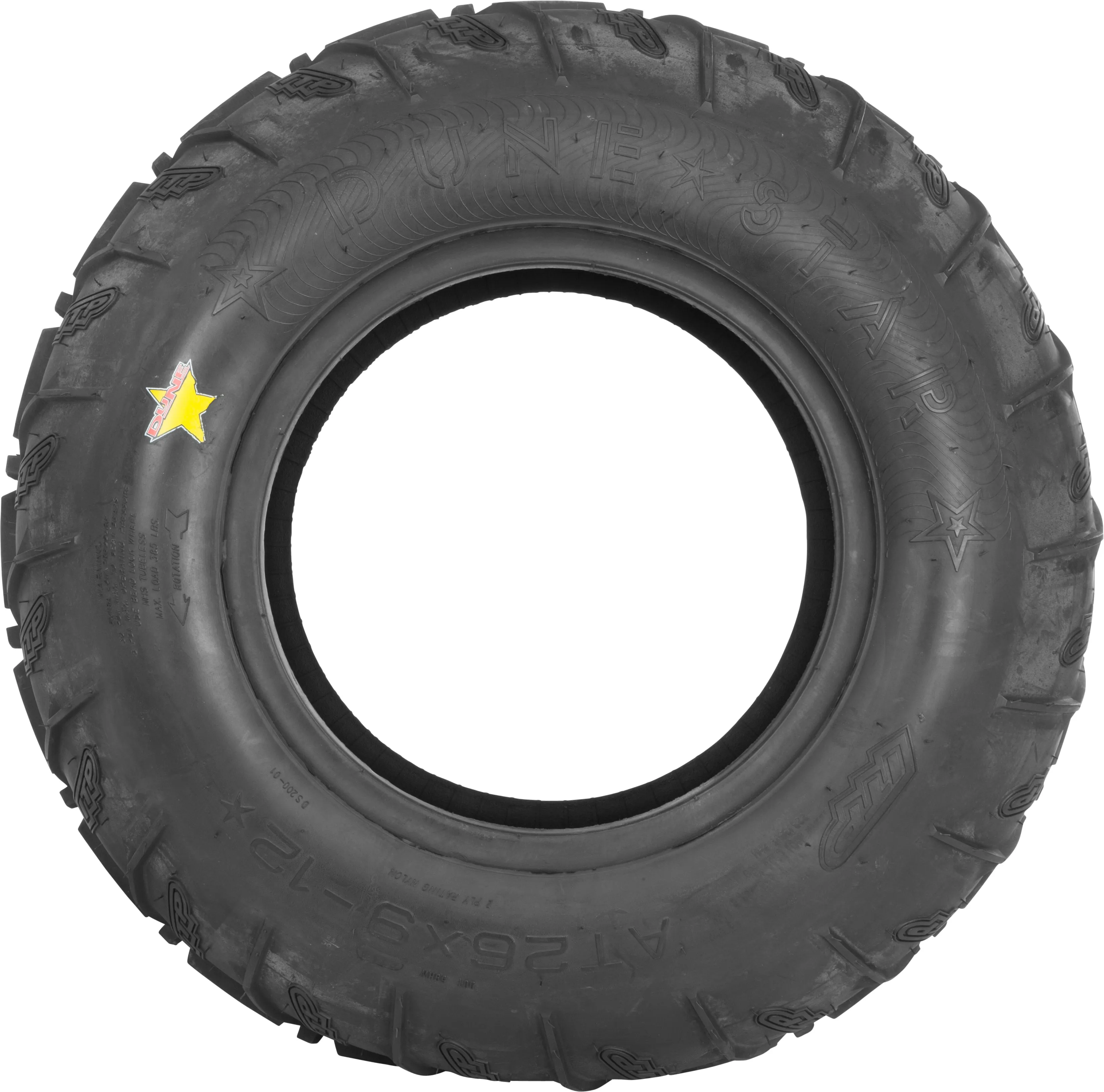 Tire Dune Star Front 26x9 12 Lr 385lbs Bias