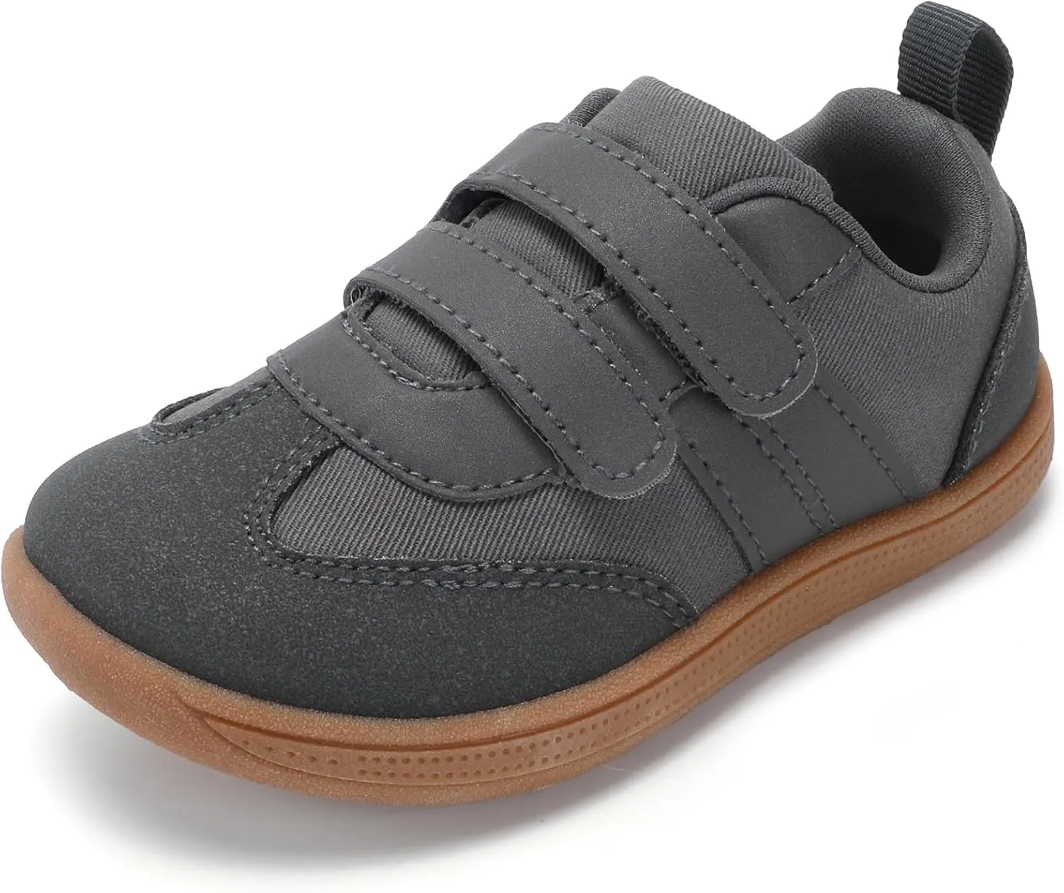 Toddler Wide Toe Box Shoes:Boys Barefoot Shoes Kids Walking Shoes Boy Sneakers Non-Slip Zero Drop Shoes,Toddler First Walking Shoes Comfort Tennis Outdoor Activities