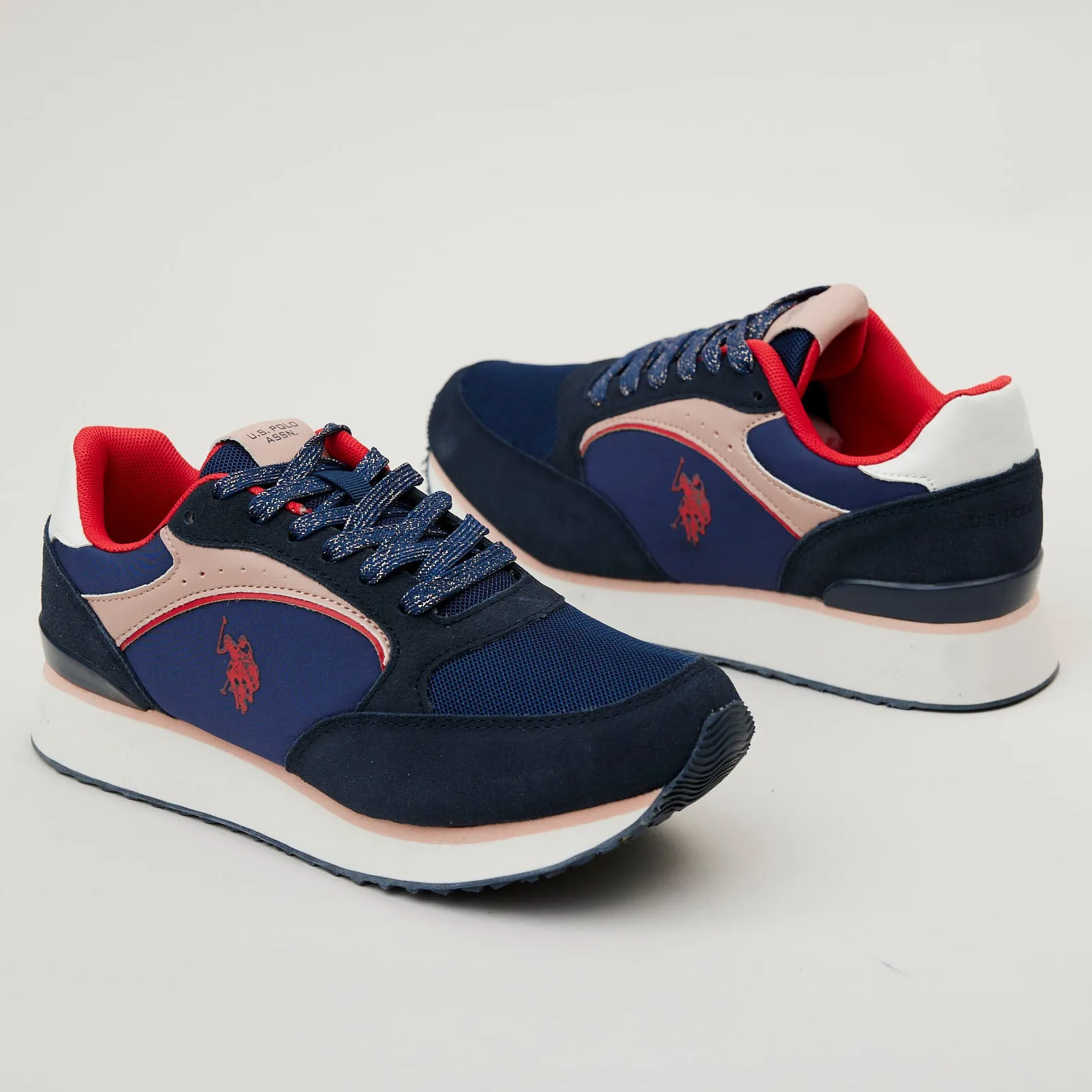 US Polo Navy Trainers