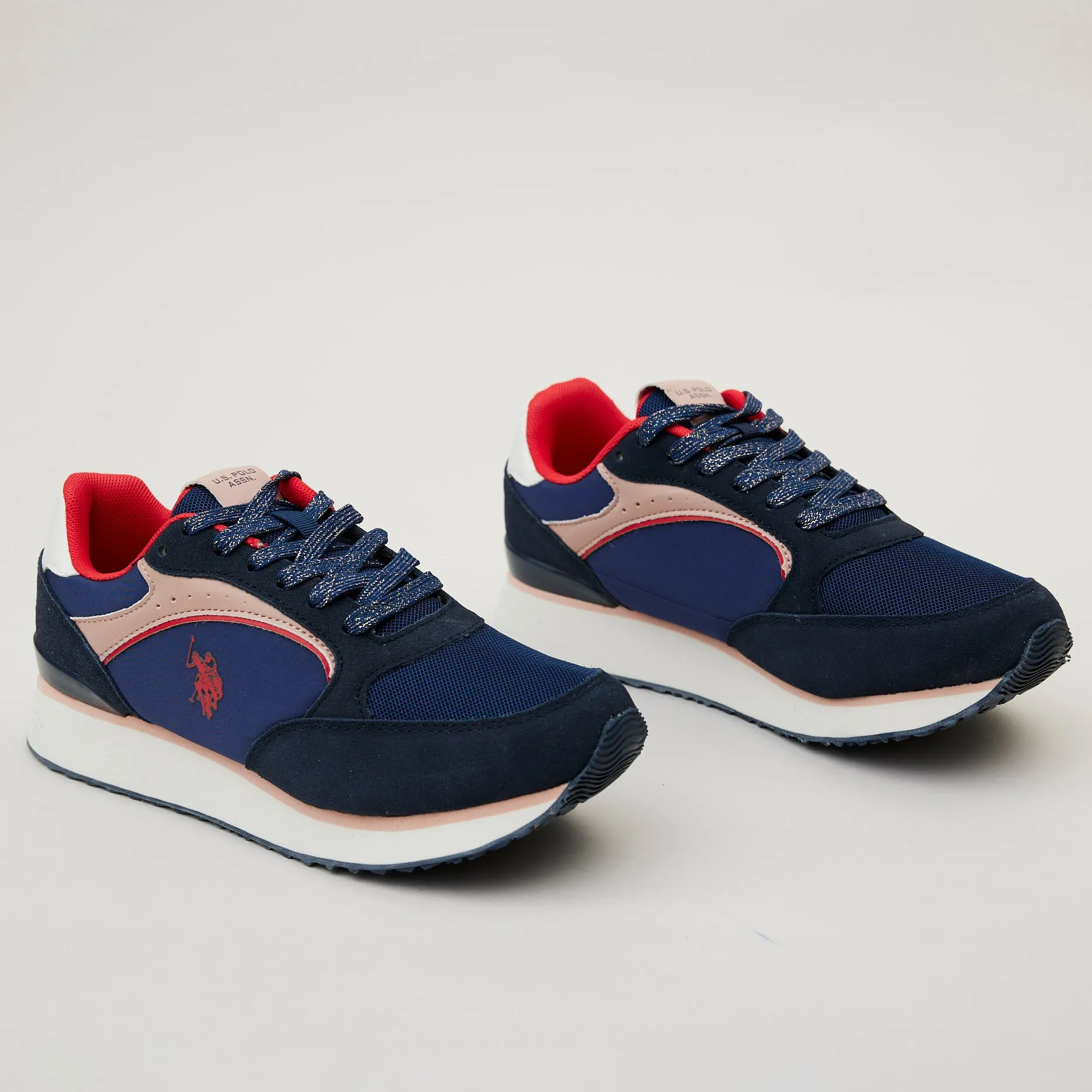 US Polo Navy Trainers