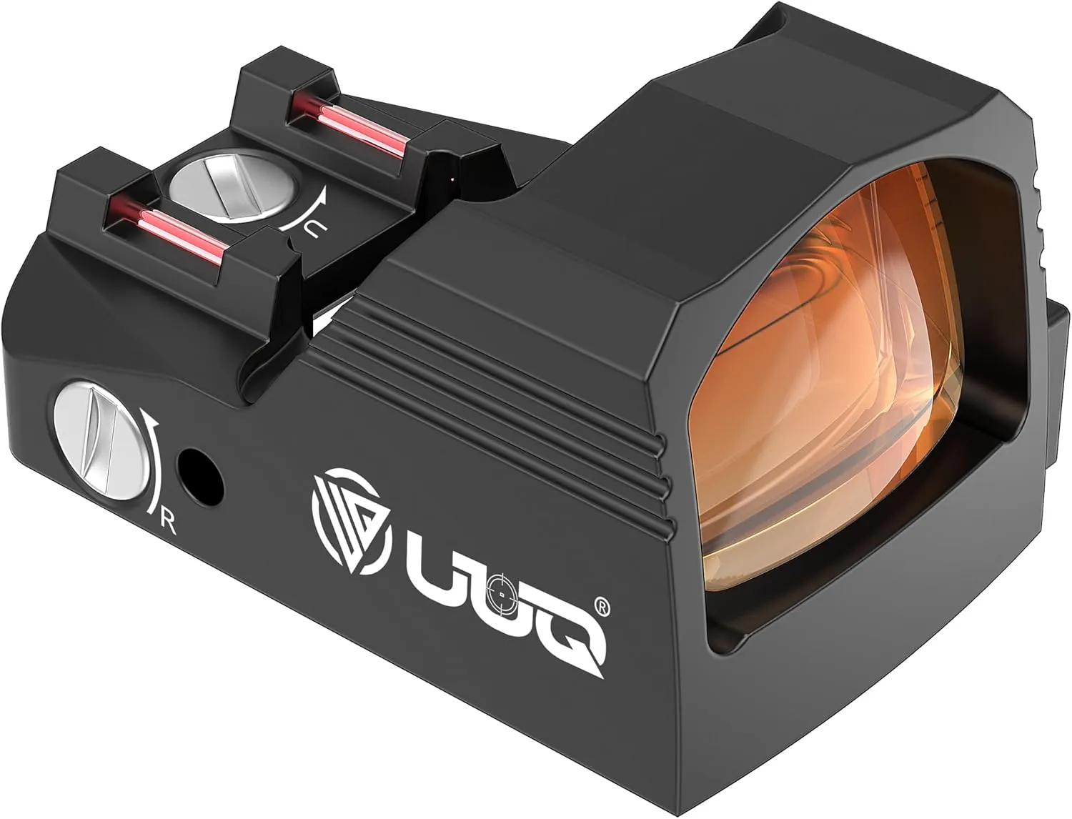 UUQ Mini Red Dot Sight Shake Awake Optic Sight for Rifles, Pistols and Shotguns 2MOA,12 Brightness Adjustment Red Dot Scope,Suitable for RMR or 20mm Picatinny/Weaver Rail