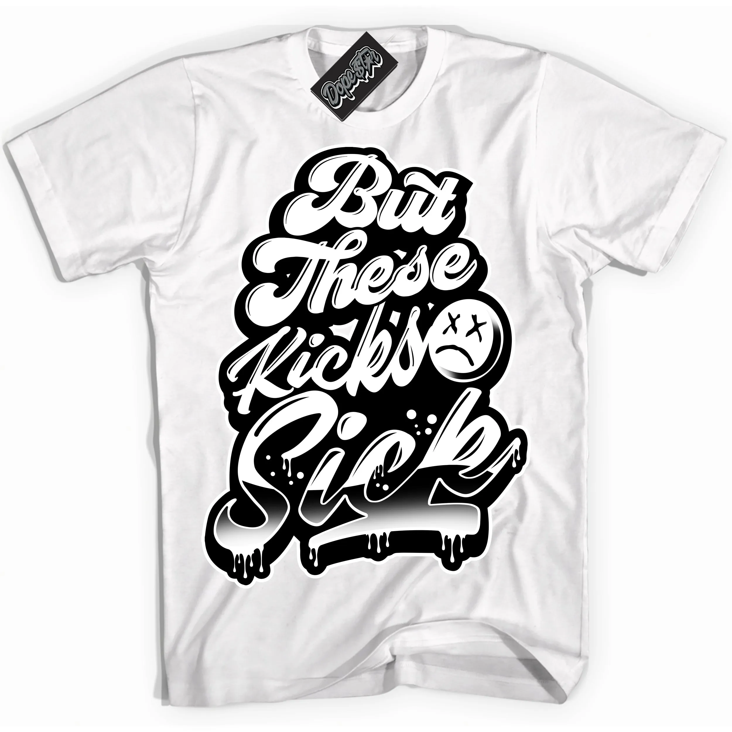 White Thunder 4s Sneaker Shirt Kick Sick Graphic