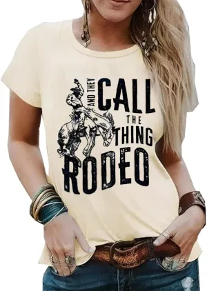 Wild Western Cowboy Steer T-Shirt for Women Vintage Cow Bull Graphic Cowboy Rodeo Shirt Tops Western Retro Shirts