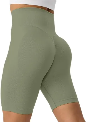 Women's Biker Shorts Women's Hip Running Five Point Fitness Pants High Waisted Hip Tight Yoga Pants High