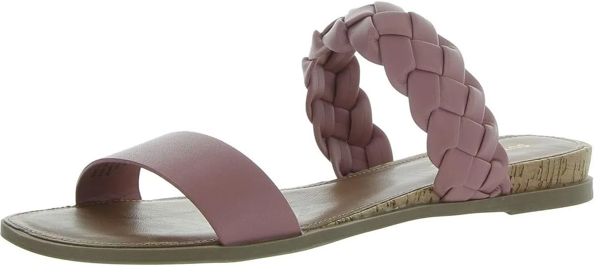 Womens Open Toe Slide Sandals