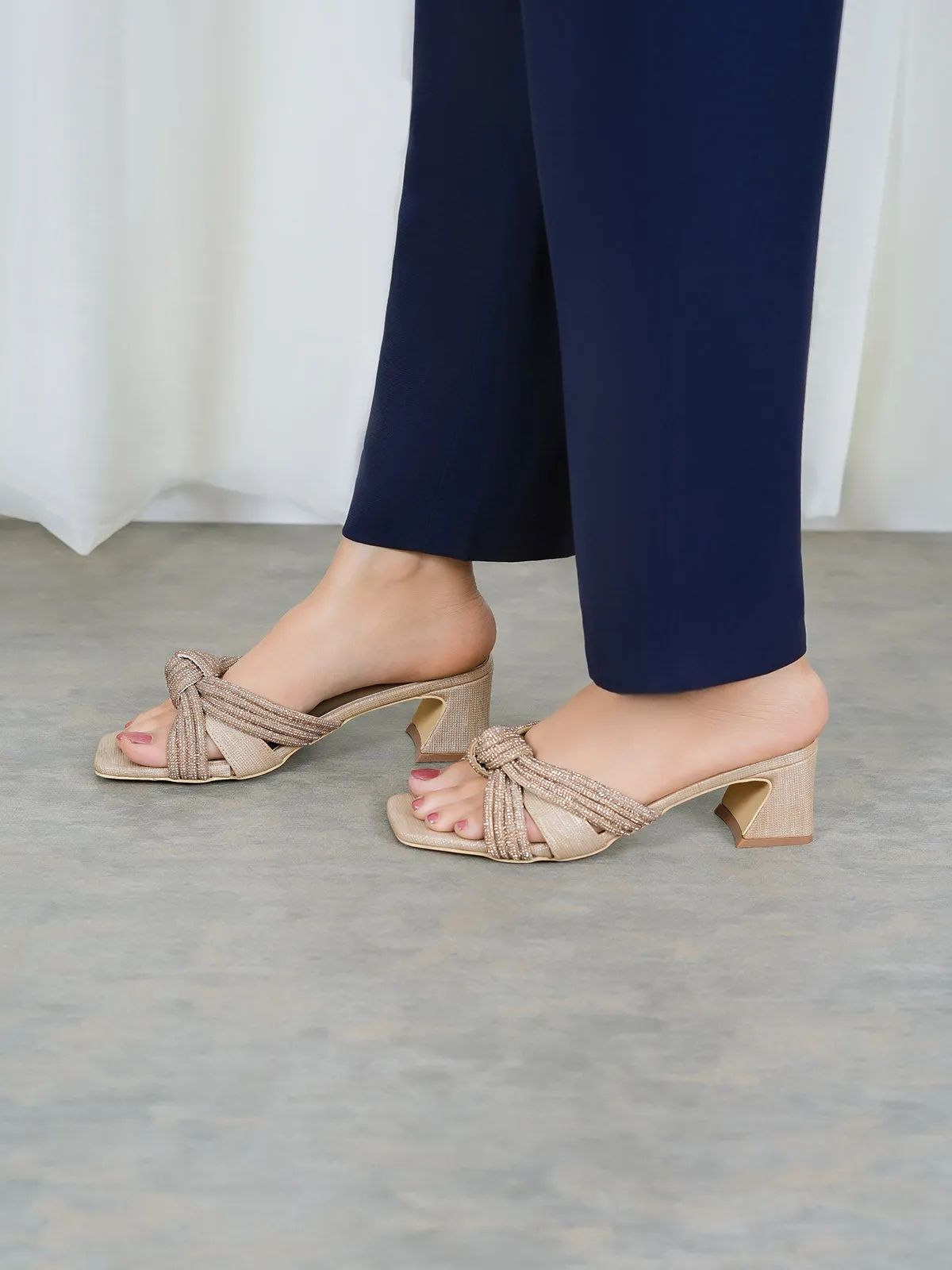Women's "LAZLO" Block Heeled Fancy Sandals