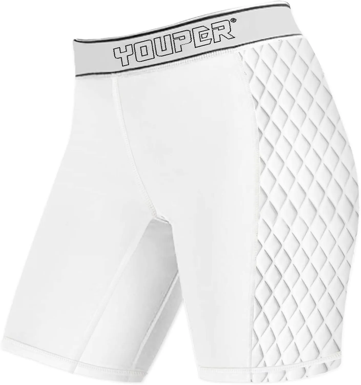 Youper Women's Classic Softball Sliding Shorts, Compression Padded Slider Shorts