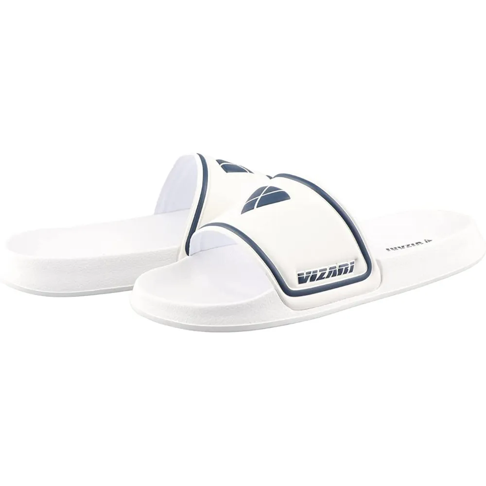 Youth Soccer Slide Sandals - White