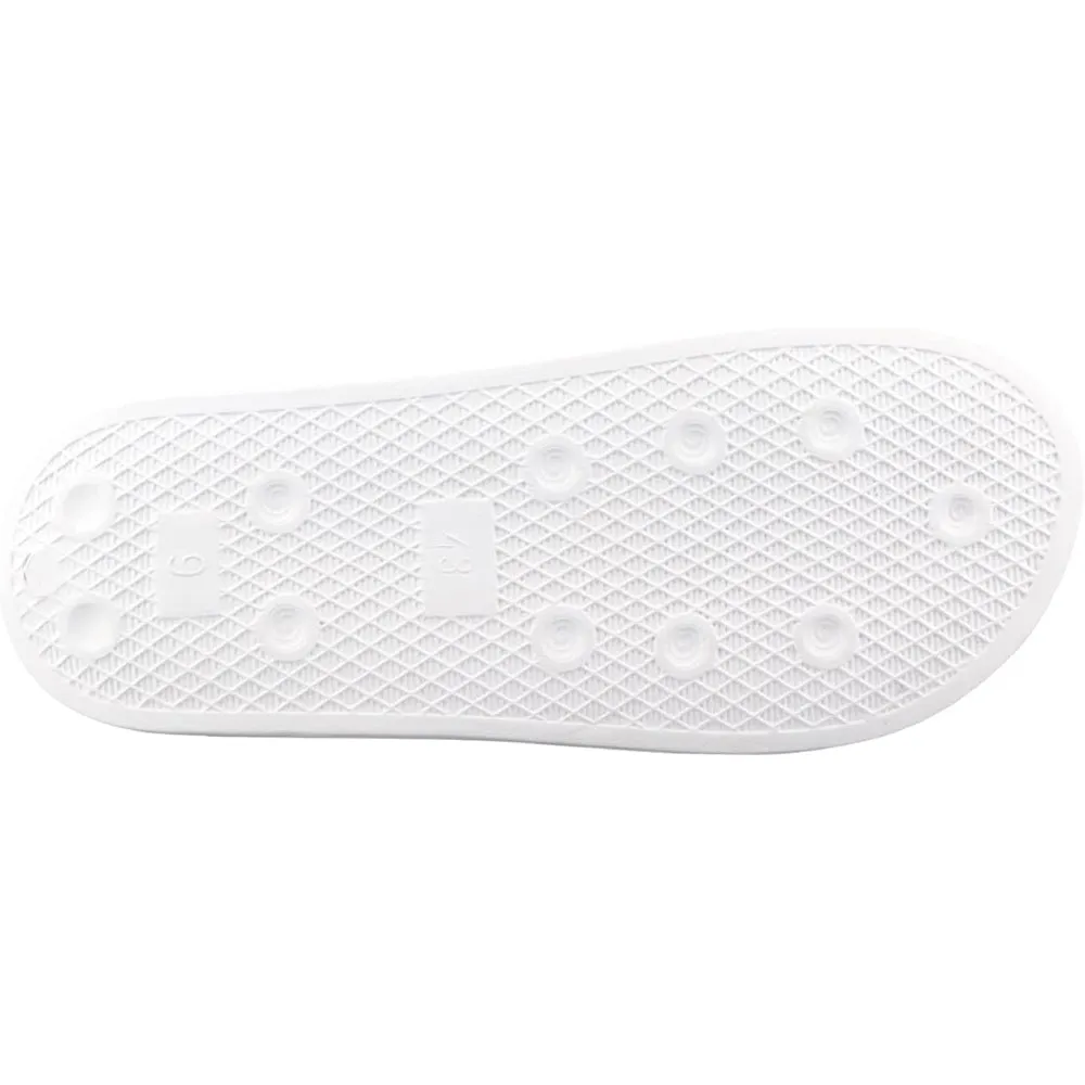Youth Soccer Slide Sandals - White