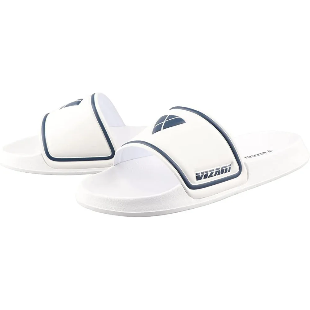 Youth Soccer Slide Sandals - White