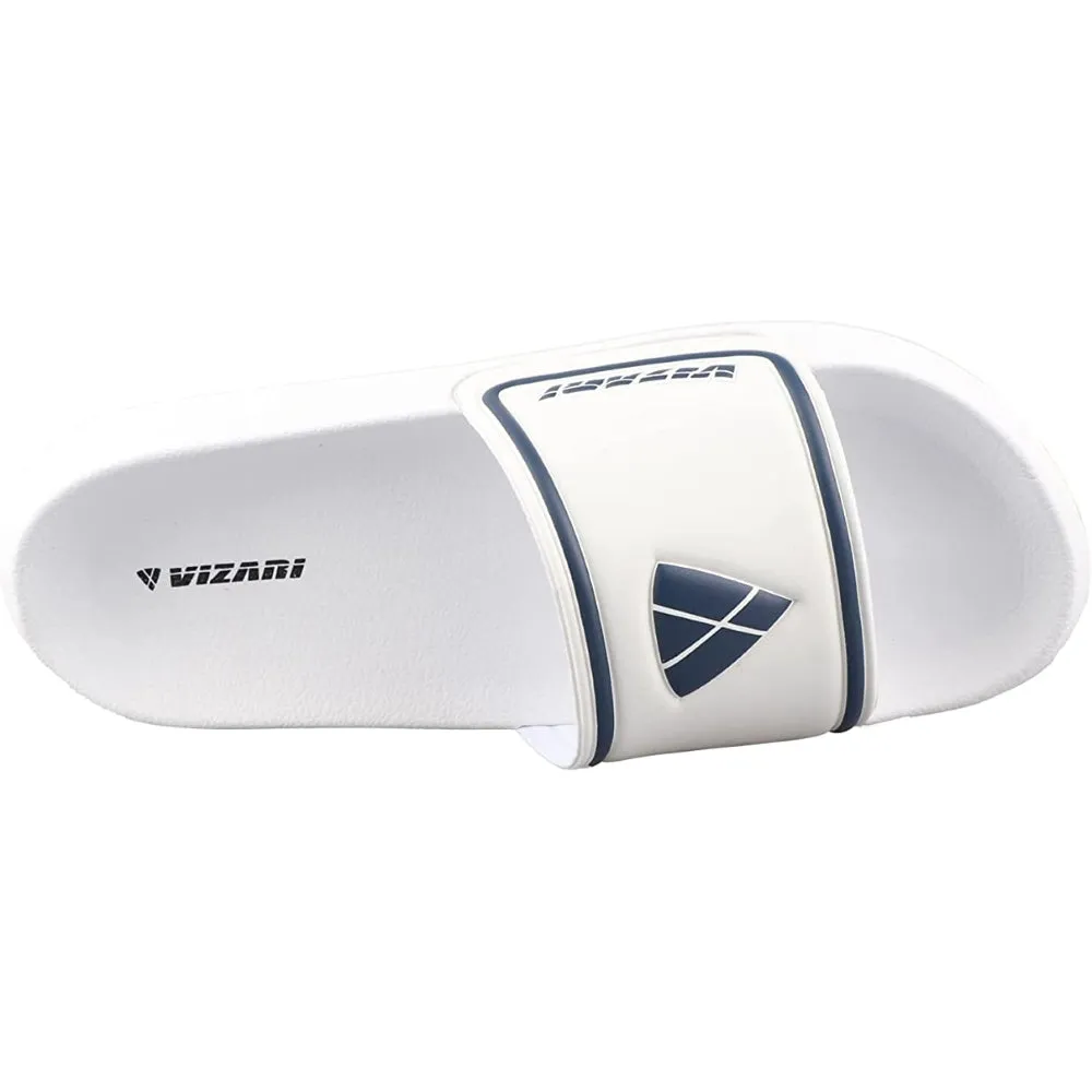 Youth Soccer Slide Sandals - White