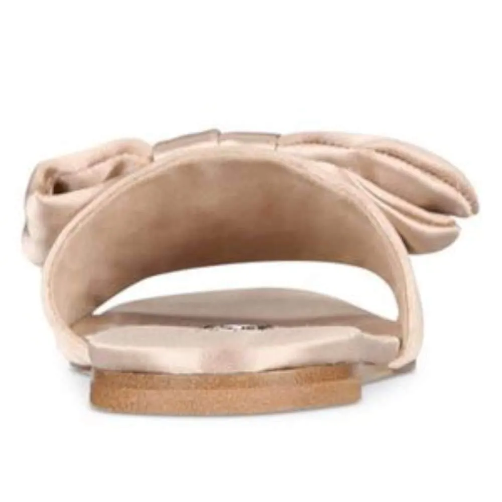 Zigi Soho Womens Valiant Open Toe Casual Slide Sandals, Nudsa, Size 7.0