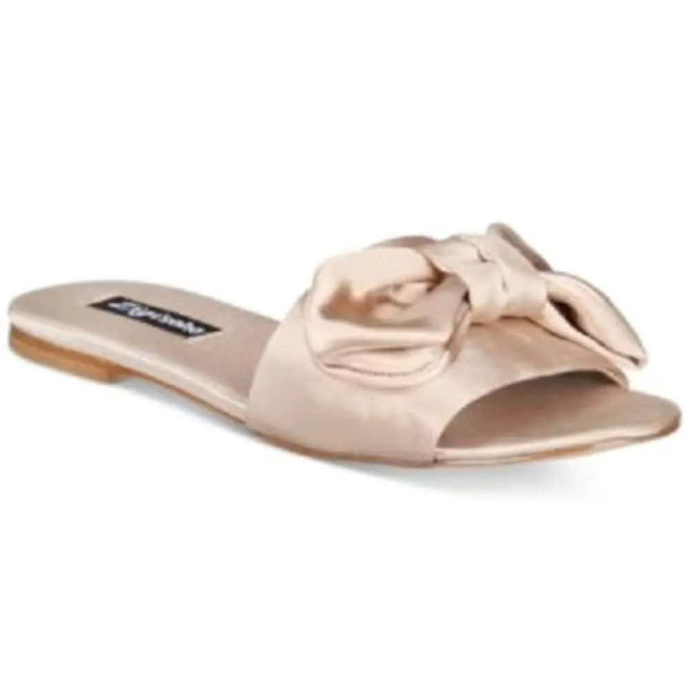 ZIGI SOHO Womens Valiant Open Toe Casual Slide Sandals, Nudsa, Size 8.0