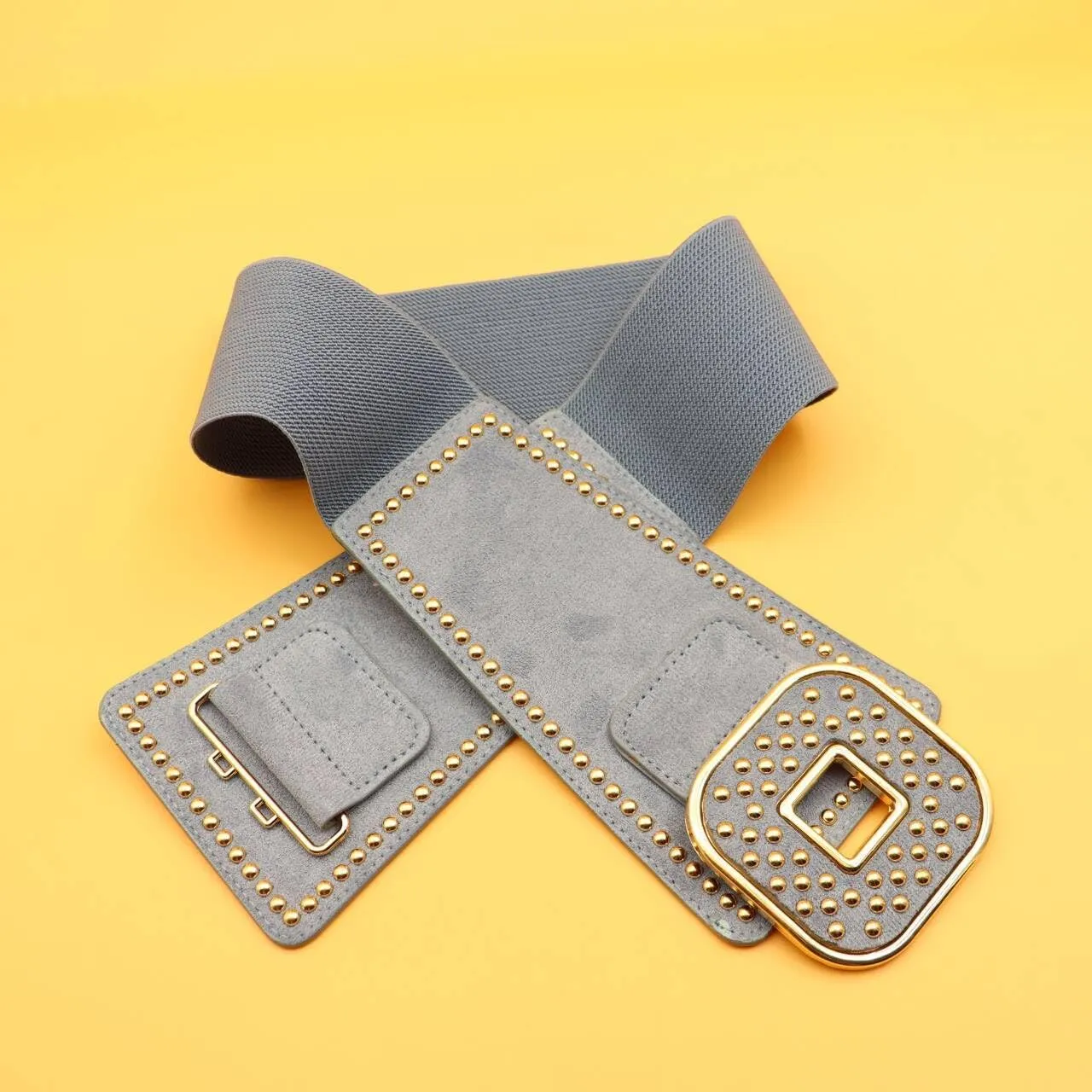 ZYALTFDC Women's Belts Wide Elastic Waist Belts for Women Dresses Thick Stretchy Chunky Vintage Retro Cinch Waistband