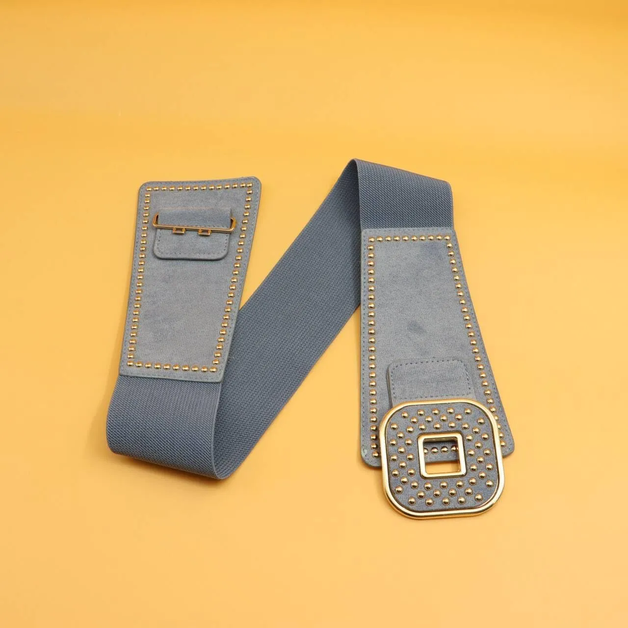 ZYALTFDC Women's Belts Wide Elastic Waist Belts for Women Dresses Thick Stretchy Chunky Vintage Retro Cinch Waistband